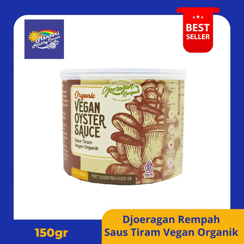

Djoeragan Rempah - Saus Tiram Organik Vegan 150g Tanpa MSG