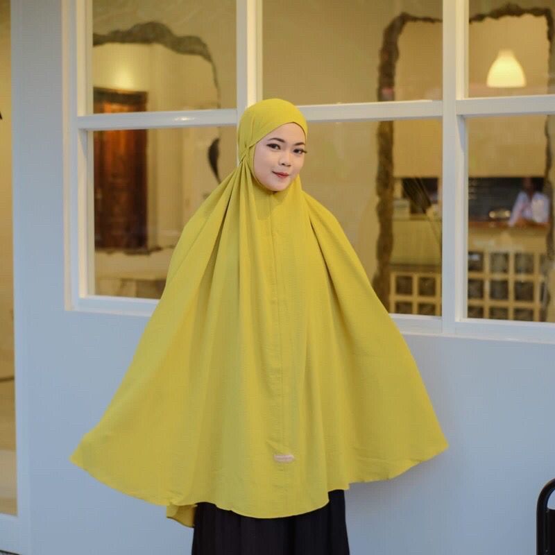 BERGO SUPER JUMBO | JILBAB SYARI | BERGO CRINKLE XXXL