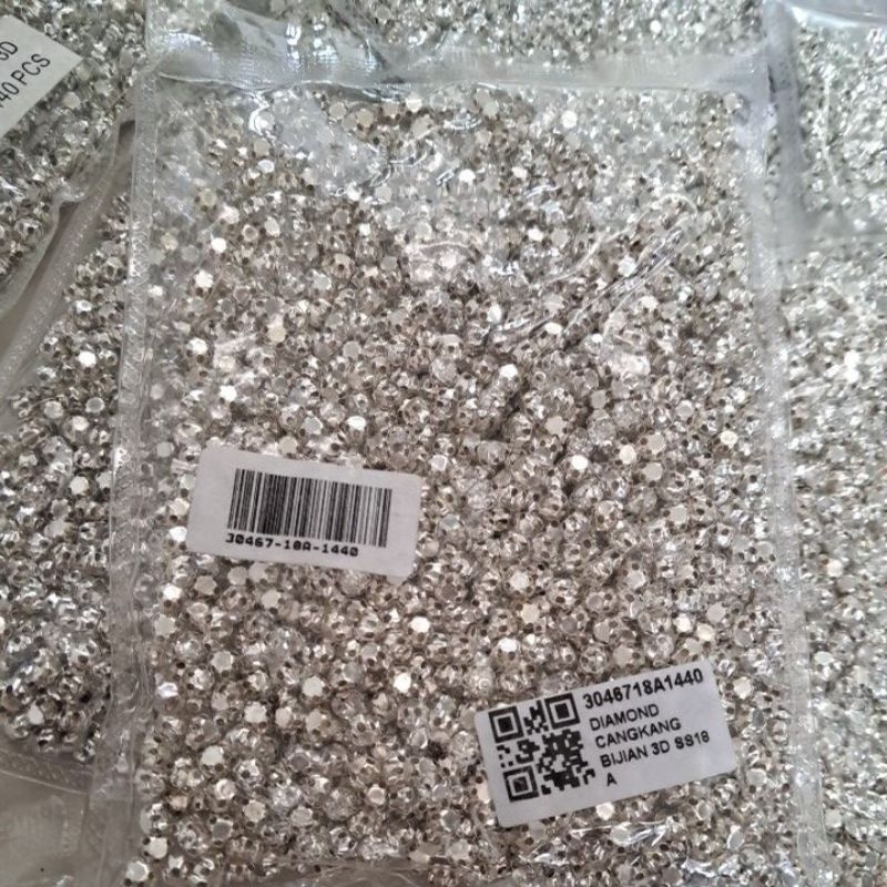 Diamond cangkang 18 ss permata cangkang