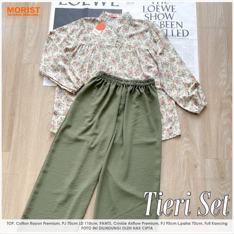 TIERI SET | ONE SET MUSLIMAH ORIGINAL BRAND MORIST