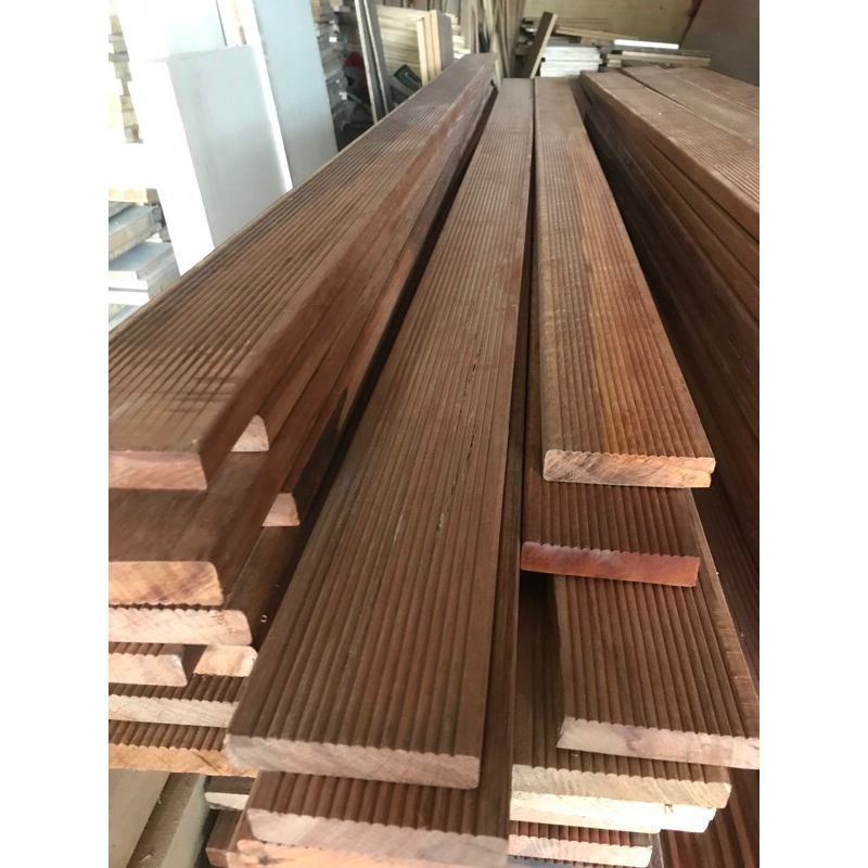 DEKING KAYU ULIN  PANJANG 50cm KALIMANTAN/ BENGKIRAI/ KAYU LANTAI/ PAGAR/ WALLMOULDING