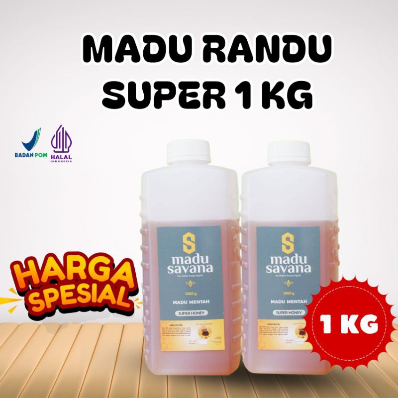 

Madu Randu Savana 1kg Super 100%