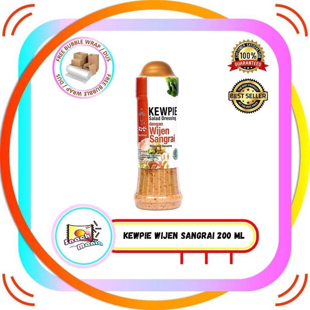 

Kewpie Salad Dressing Roasted Sesame Saus 200 ml Wijen Sangrai