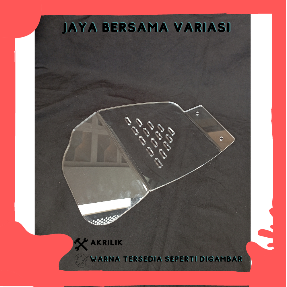 SEKAT ATAU PEMISAH BAGASI BEAT TRANSPARANT DOWNDRAFT HONDA BEAT DELUXE