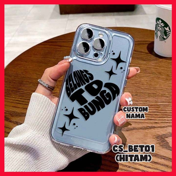 Case Hape HP Gambar Desain Estetik Cute HARTA TAHTA / BELONGS TO - Custom Nama - kode cs_beto cs_HT 