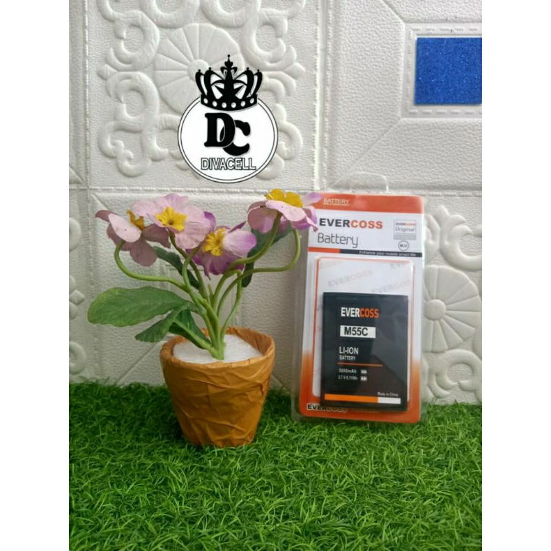 BATERAI ORIGINAL EVERCOSS M55C