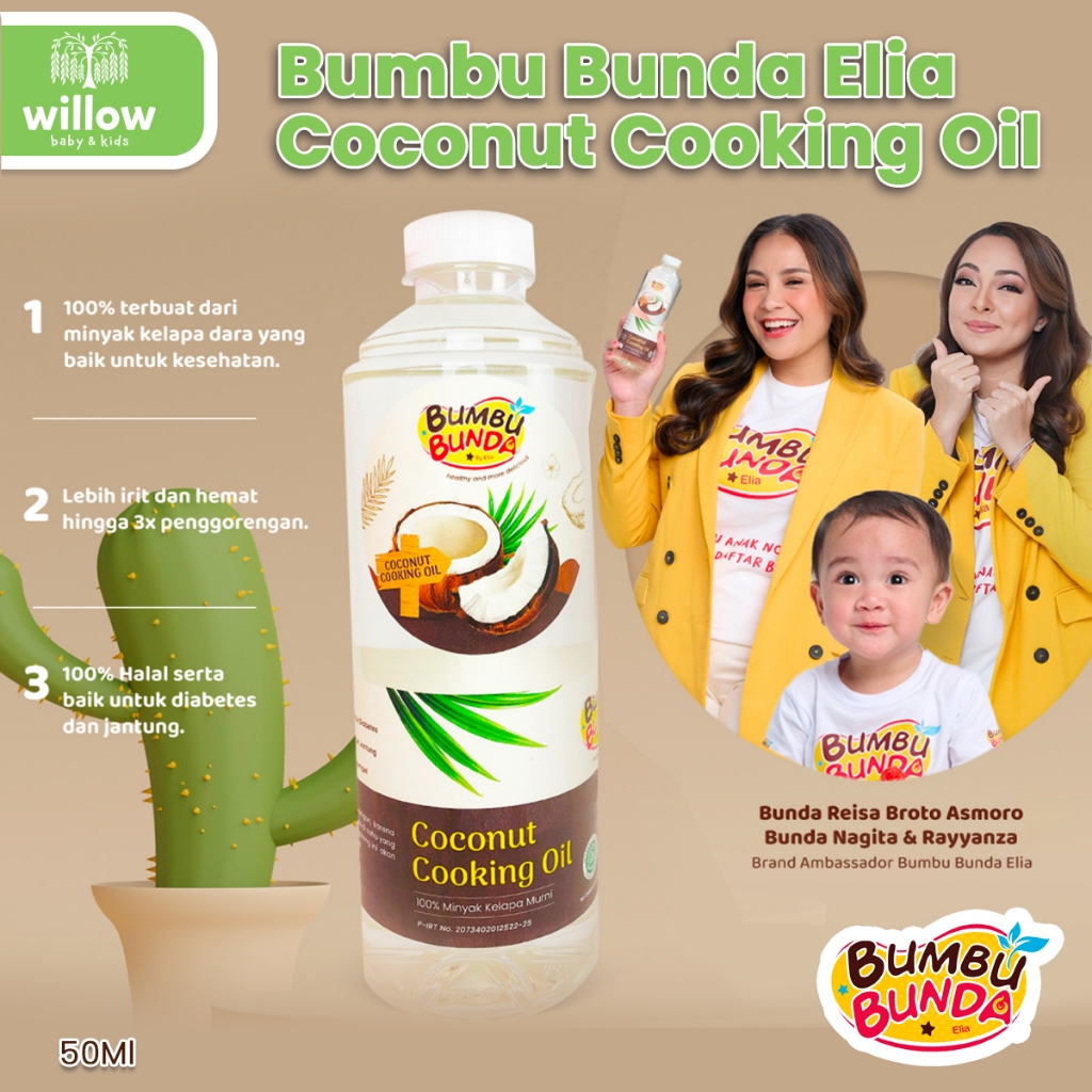 

Minyak Masakan - Bumbu Bunda Elia Coconut Cooking Oil 500Ml