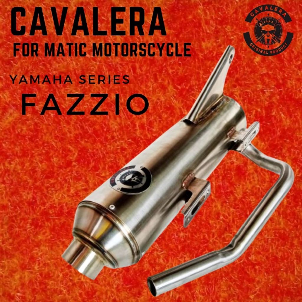 KNALPOT COPY CMS merek CAVALERA ORIGINAL TZM FAZZIO BEAT FI / VARIO 125 - 150 /PCX 160 /ADV & DLL