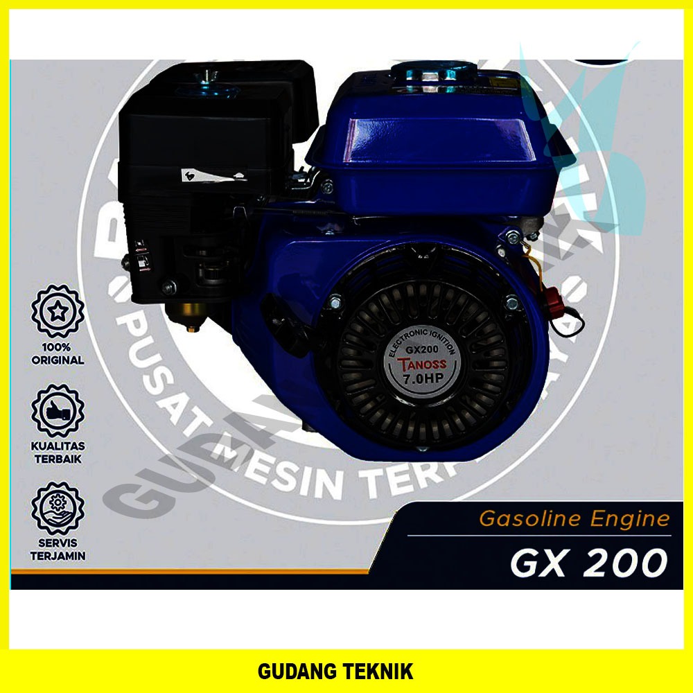 Engine TANOSS GX 200 7 HP Mesin Penggerak GX 160 GX200 Gasoline Bensin Serbaguna