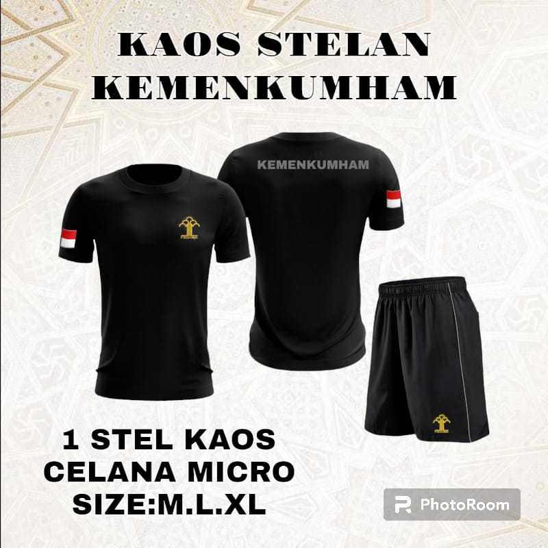 Kaos Stelan Kemenkumham kaos Jersey KEMENKUMHAM Terbaru BISA COD