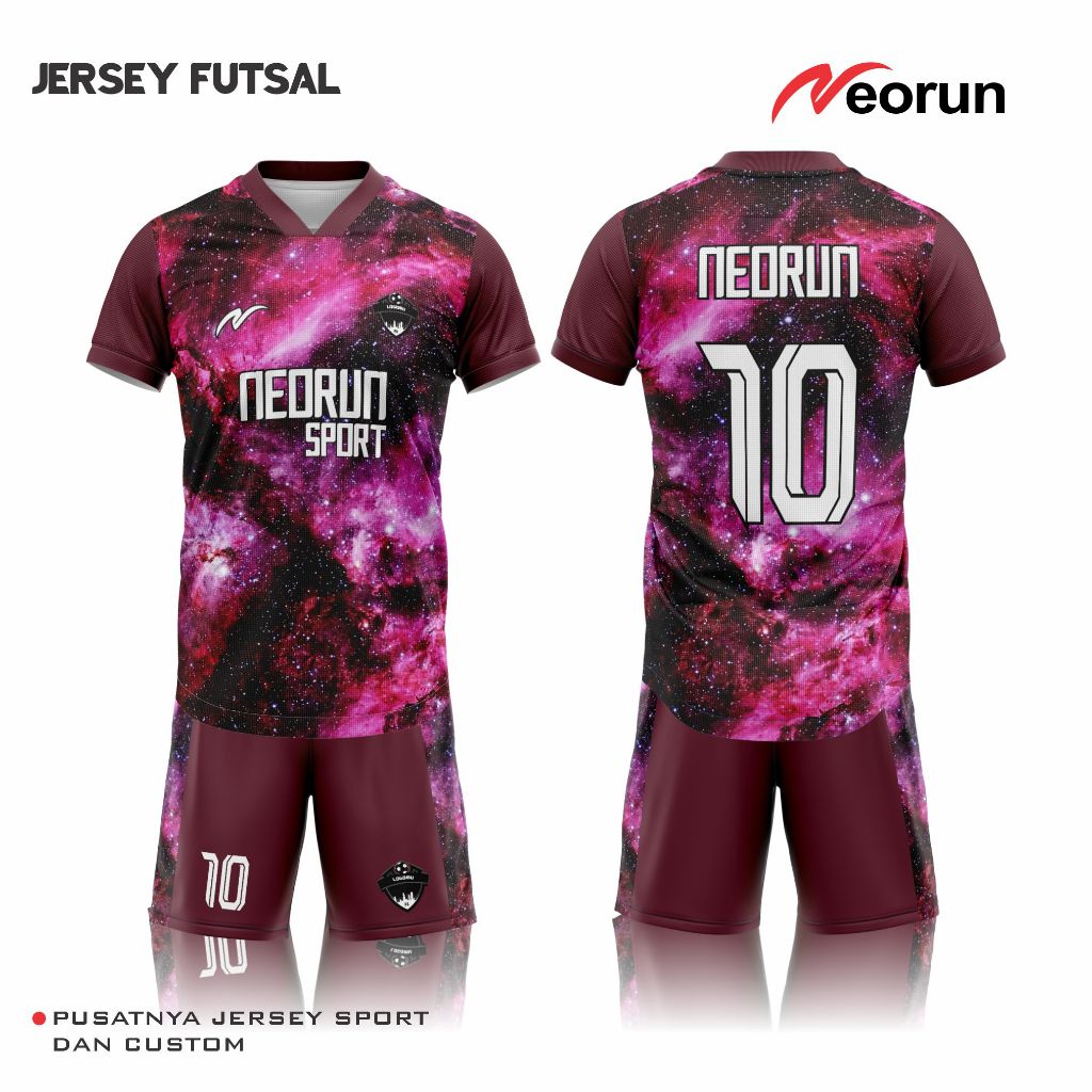 SETELAN JERSEY FUTSAL KAOS FUTSAL / SEPAK BOLA FULL PRINTING BISA CUSTOM NAMA TERLARIS