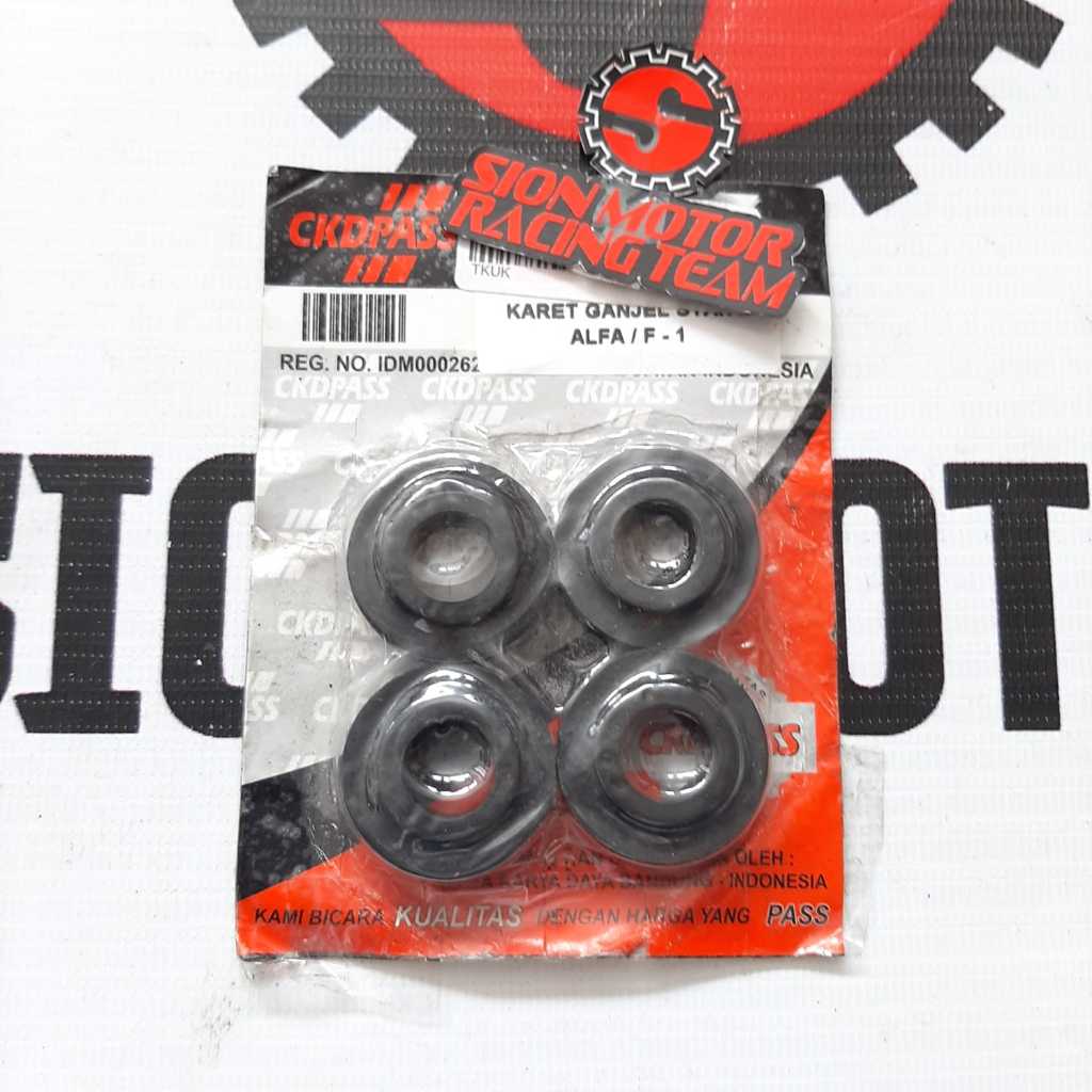 Karet Ganjel Dudukan Stang / Peredam Stang Yamaha Alfa / Force 1 / F1ZR Set Ckdpass