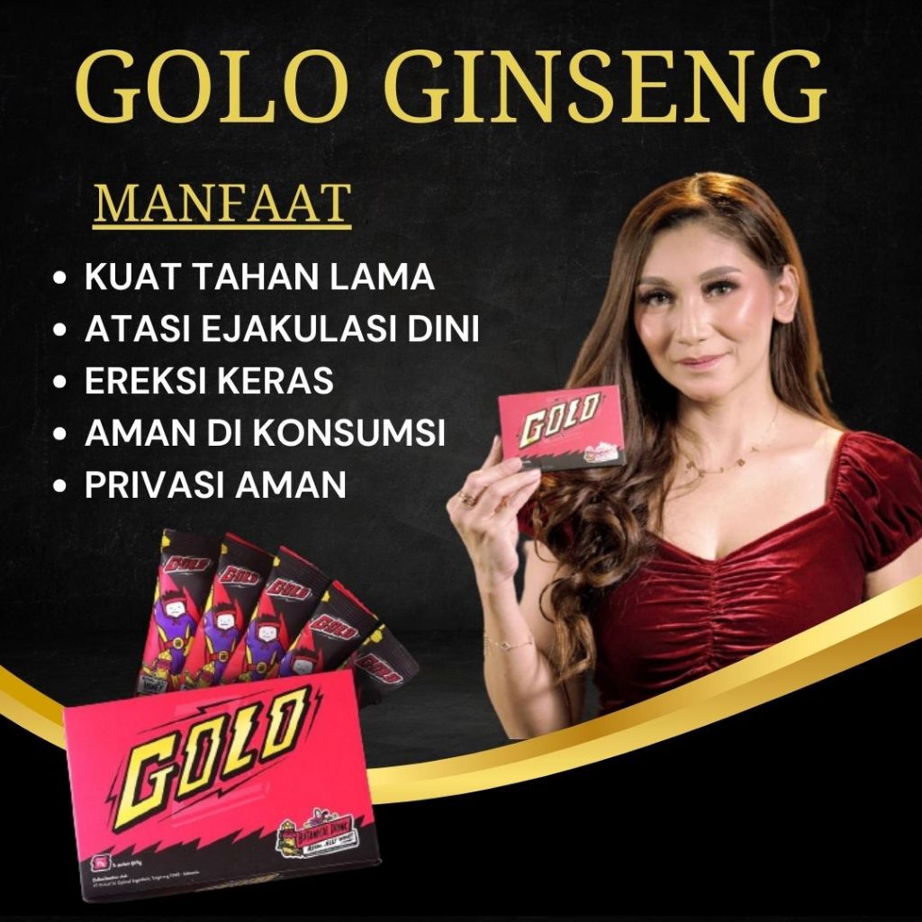 Golo - Suplemen Ginseng Vitalitas Stamina Pria