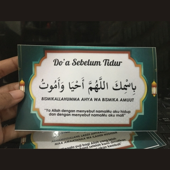 

Stiker label doa harian anak doa | Doa sebelum tidur | Doa bangun tidur