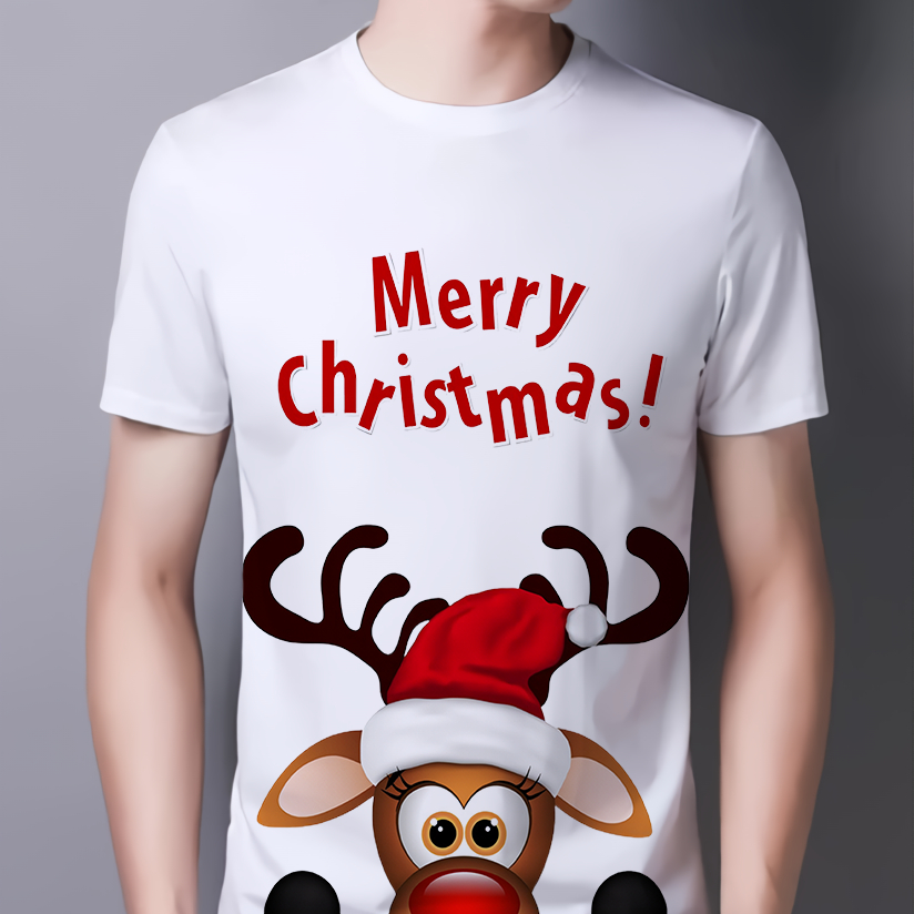 Orora Kaos Distro Natal Premium - Baju Atasan Sablon Pria Wanita Warna Hitam Putih Ukuran S M L XL XXL XXXL keren Original ORNTL 42