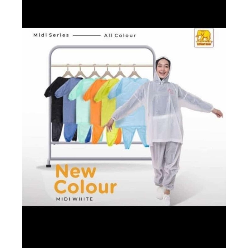 jas hujan midi elephant