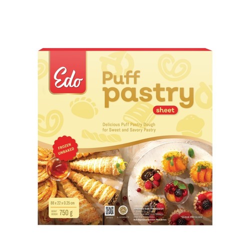 

[KHUSUS INSTANT] EDO PUFF PASTRY SHEET 750G