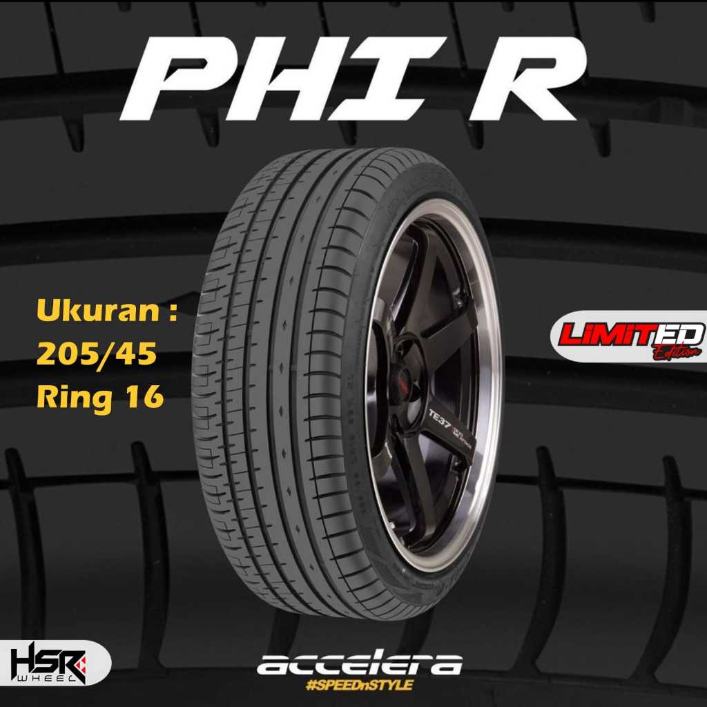 Ban mobil Brio ring 16 Accelera PHI R 205/40/R16 ban tubeless