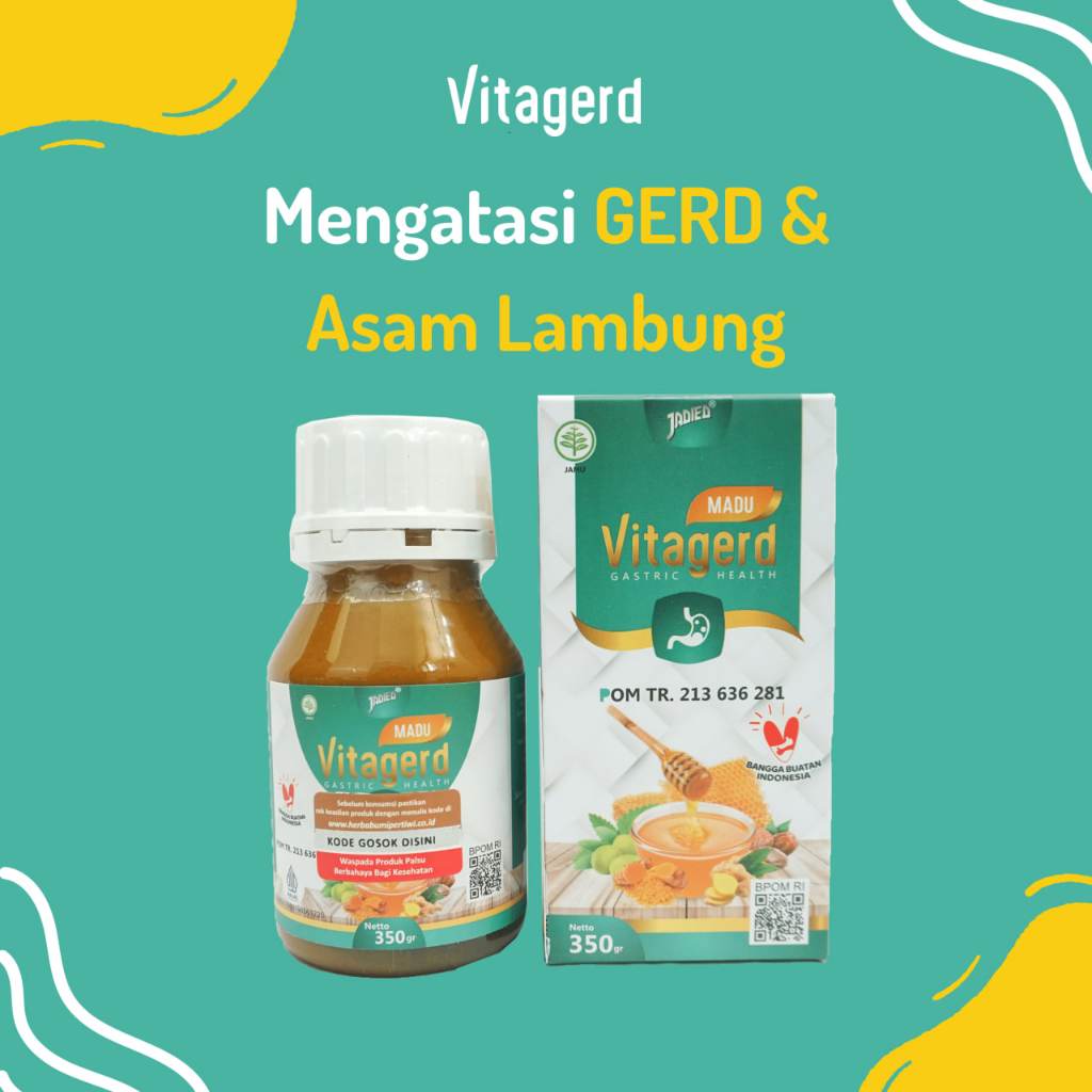 

Lambung Sehat Dengan Madu Vitagerd Obat Herbal Asam Lambung Naik Gerd Maag Kronis