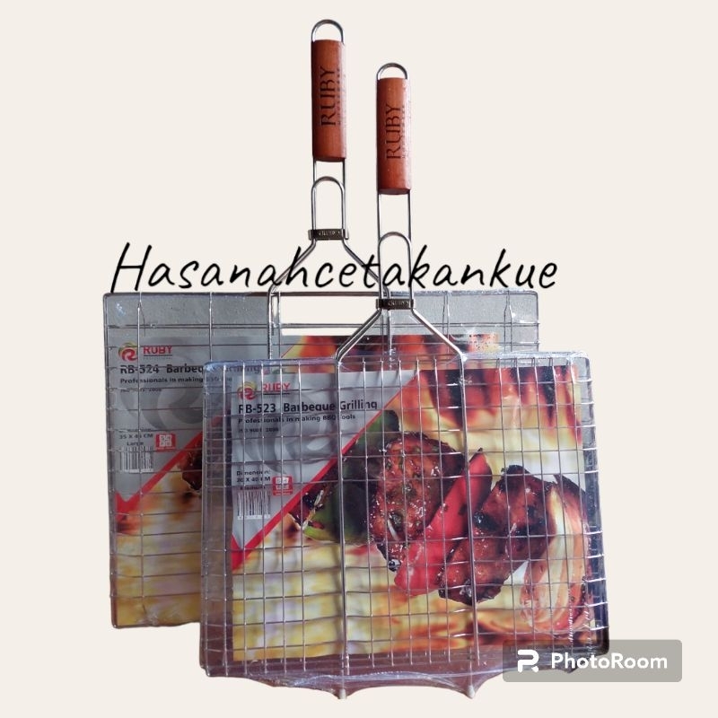 RUBY PANGGANGAN IKAN STAINLESS JEPIT PANGGANGAN IKAN TEBAL