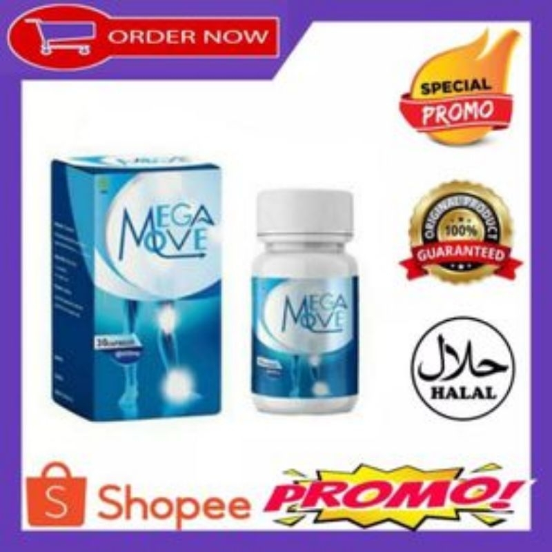Megamove Asli Original Obat Nyeri Sendi Ampuh (30 Kapsul)