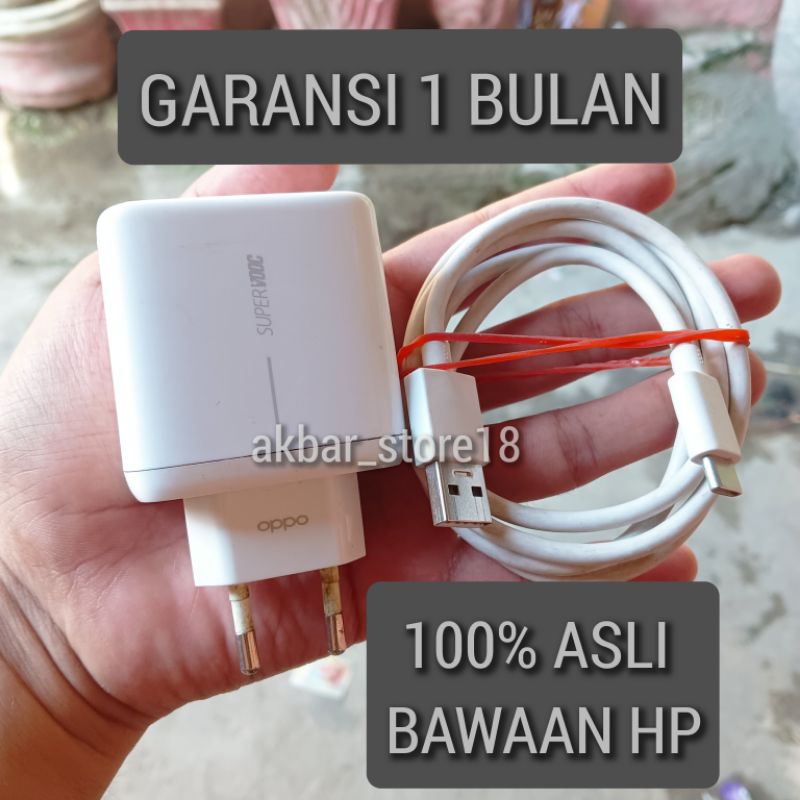 Charger Oppo original copotan Reno 5 Supervooc 65watt