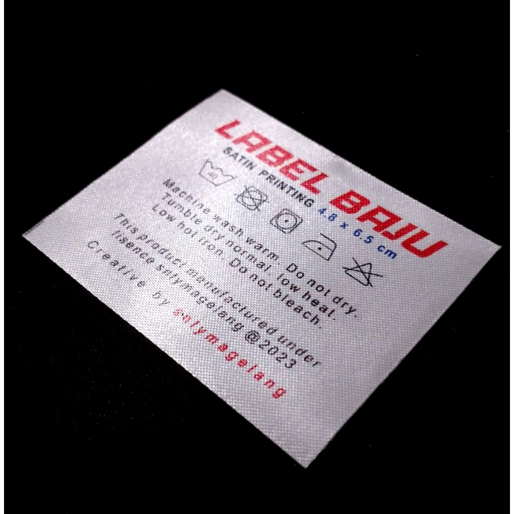 

Label Baju Clothing 4.8cm 100pcs