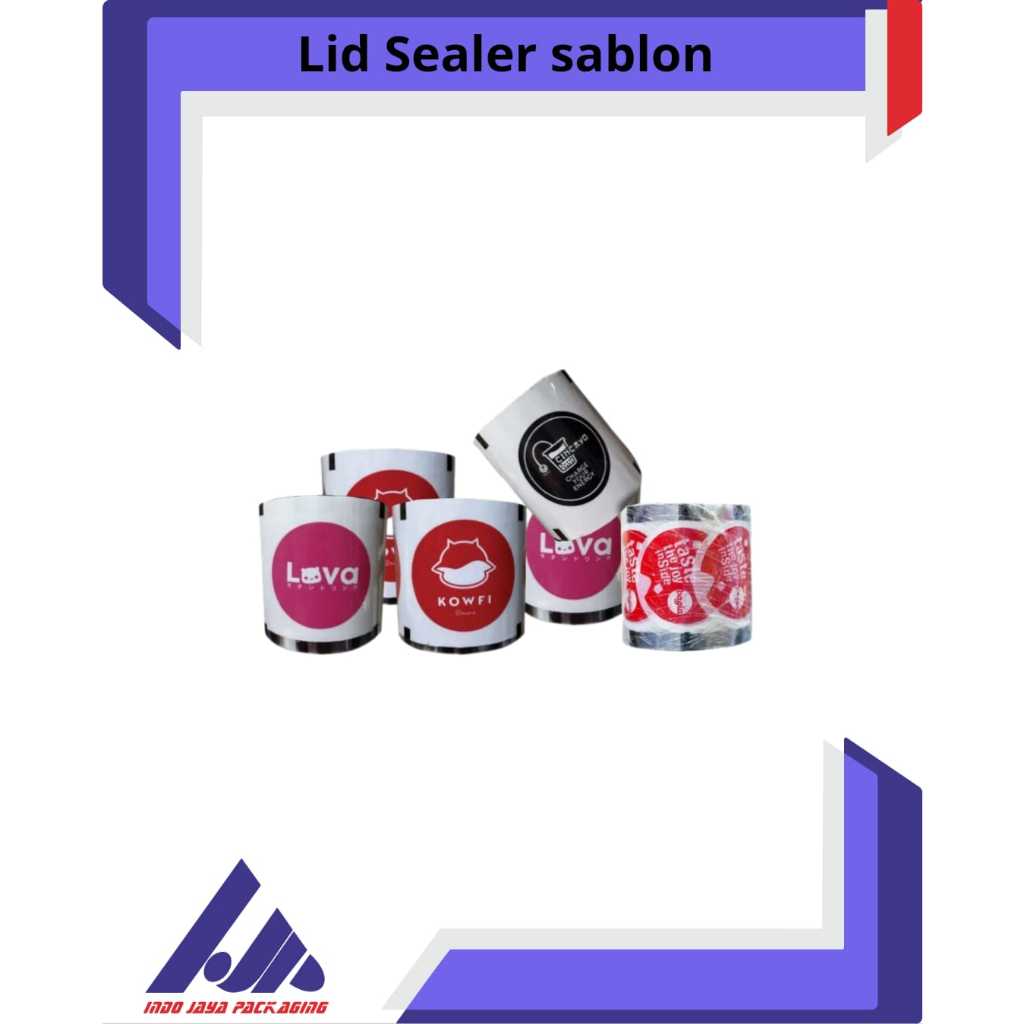 Plastik Lid Sealer Sablon Cup