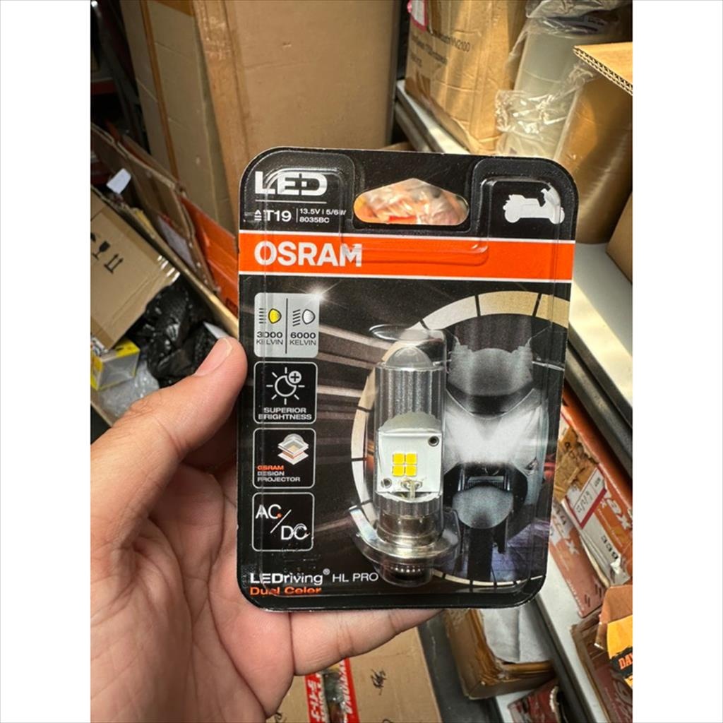 Lampu led osram T19 PRO dual color Osram Lampu LED Motor T19 H6 M5 K1 LEDriving T19 PRO Dual Color b