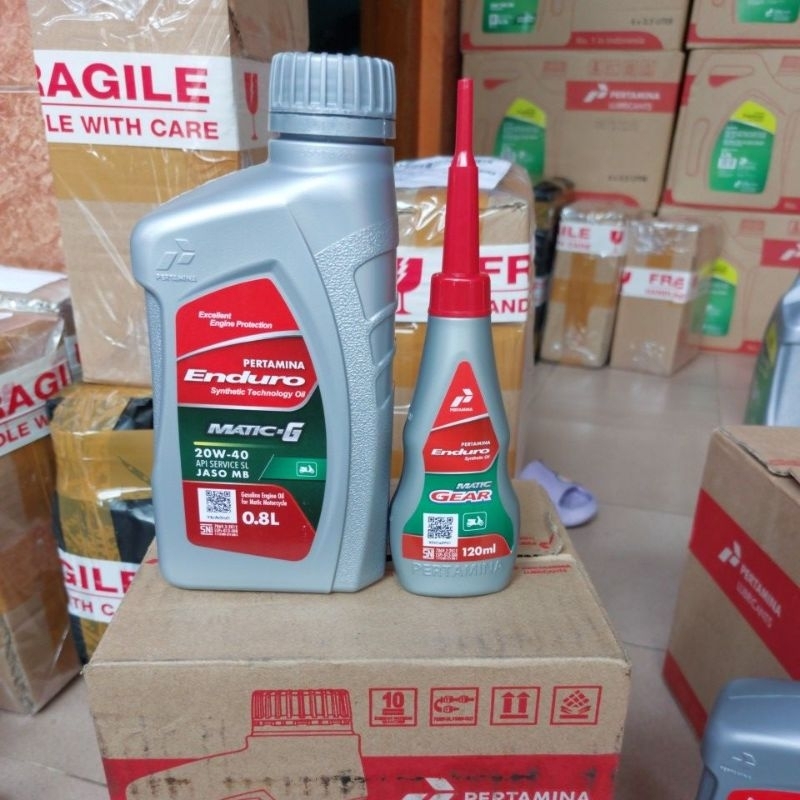 Paket Oli mesin Enduro matic G dan enduro matic Gardan