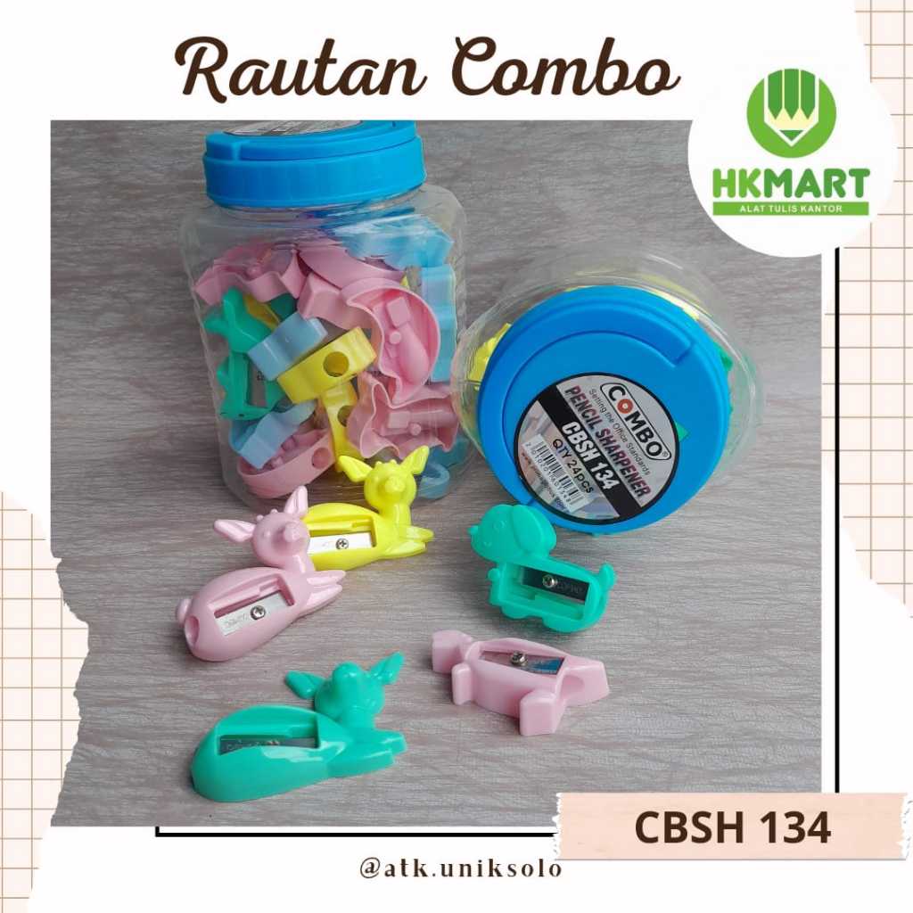 

Rautan Pensil /Serutan Pensil / Sharpener Combo 134 CBSH Murah