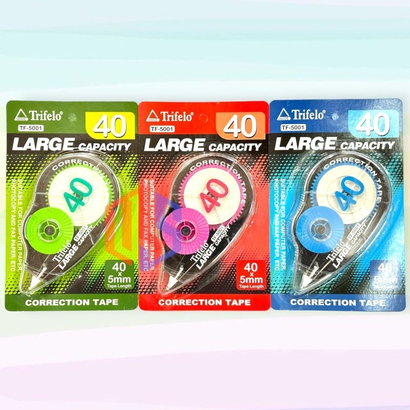 

Correction Tape/Tip X Kertas Trifelo CT TF-5001