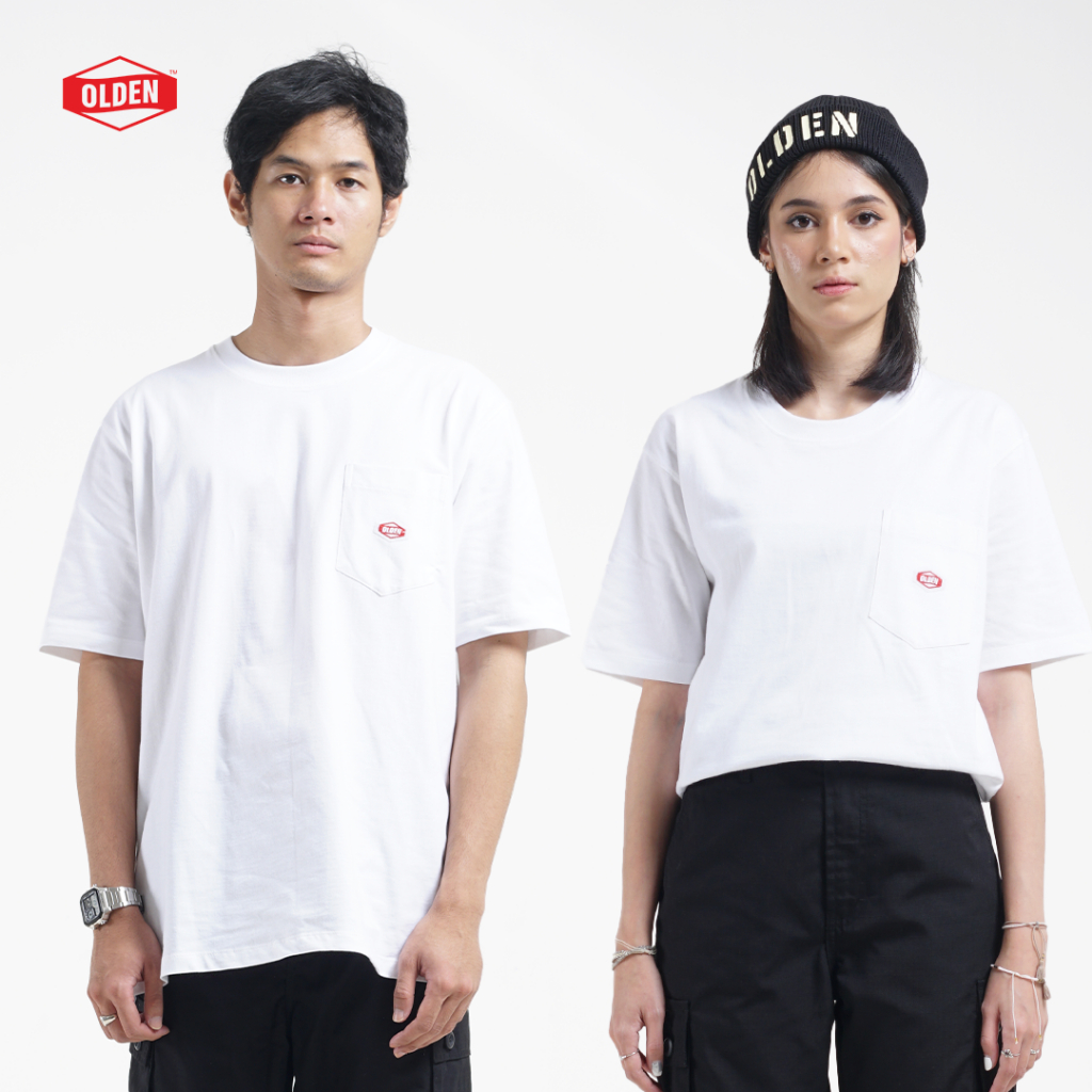Olden Workwear - Jackson Pocket Tees - Tshirt Oversize - White