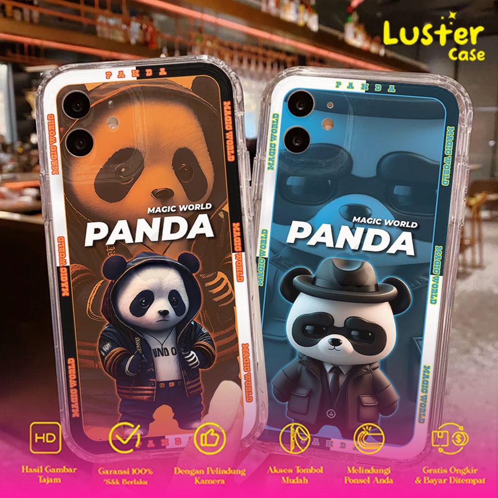 Case PANDA XIAOMI REDMI A1 A2 2022 12C 10A 11T 11T PRO 10 4G 10 5G 10C 9 9A 9C 9T 8 8A 8A PRO 7 6 6 