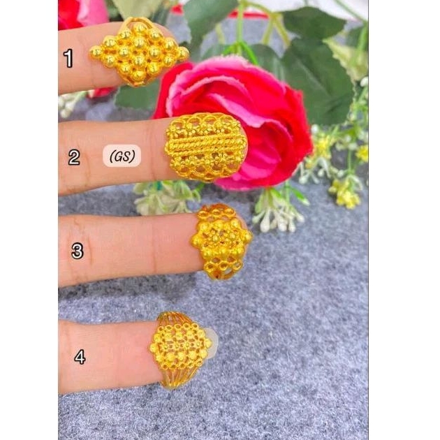 Cincin Borobudur koin 91 MIRIP EMAS