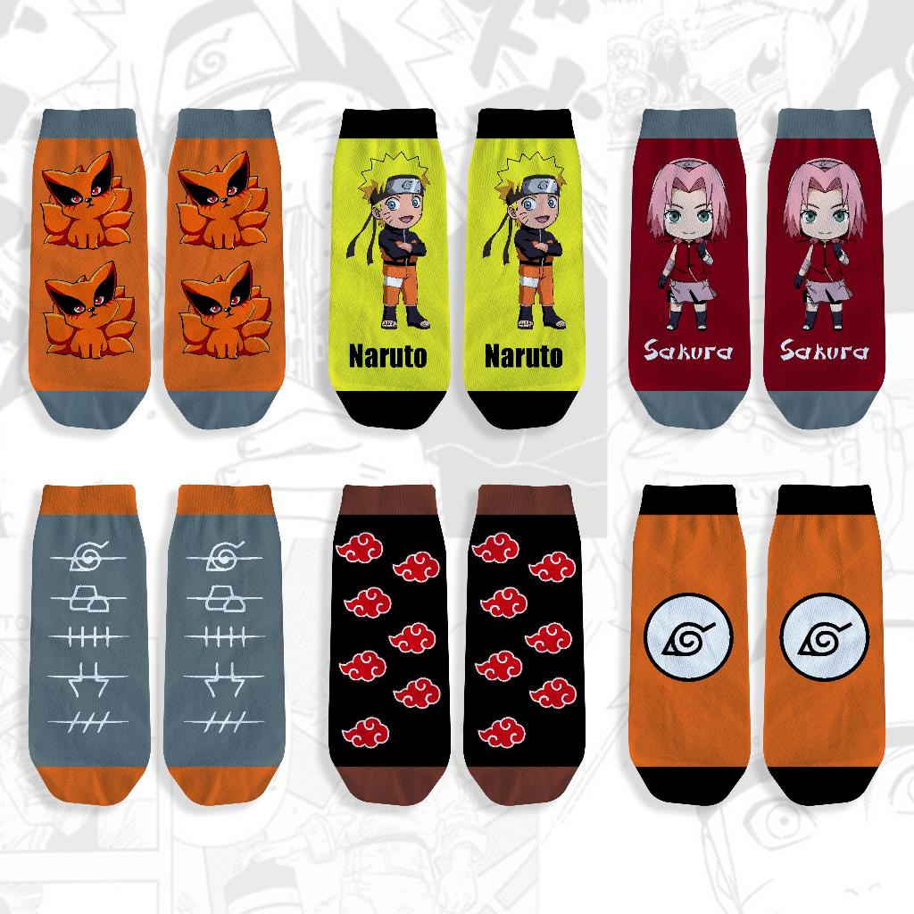 THIS IS PEMO - Kaos Kaki Full Print Pendek Mata Kaki Dewasa // NARUTO