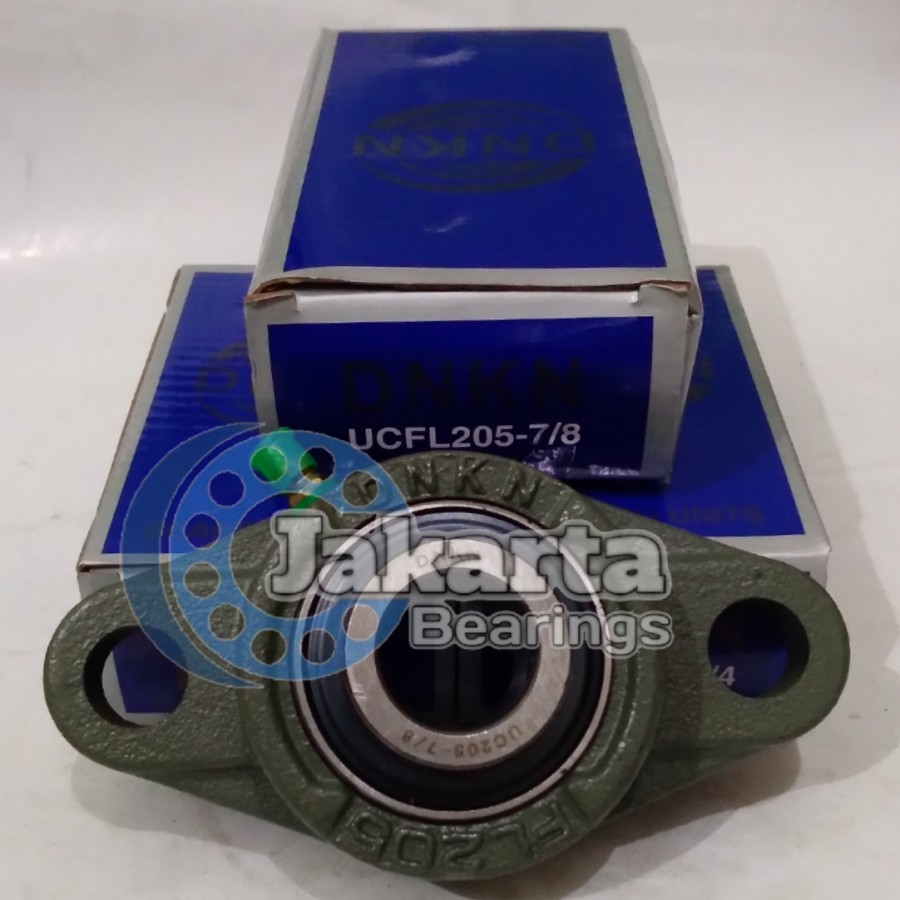 BEARING PILLOW BLOCK UCFL 205-14 / UCFL205-14 aas 7/8 inchi 22.22 mm Merk NKN