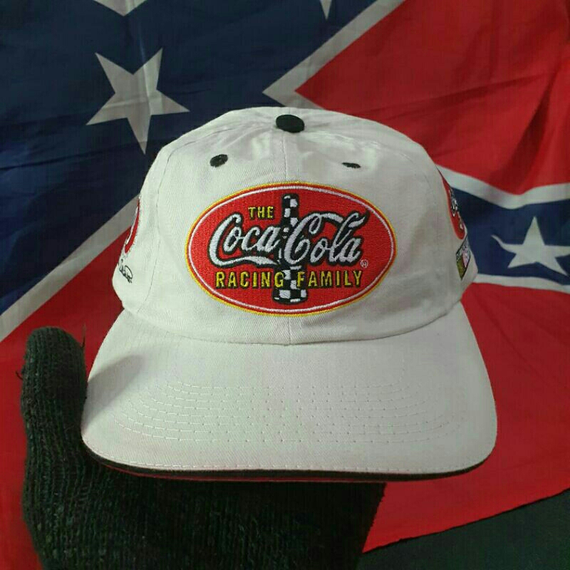 Topi Dadhat Nascar Coca Cola Racing Family Cream