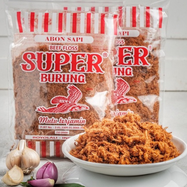 

Terlaris Abon Sapi Super cap Burung Elang 250 gram | Boyolali ➵Terbaru