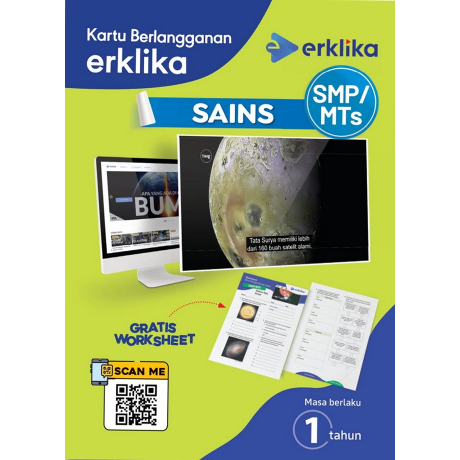 

FLASH SALE!!! ERKLIKA VOUCHER SMP 1TAHUN TERMURAH