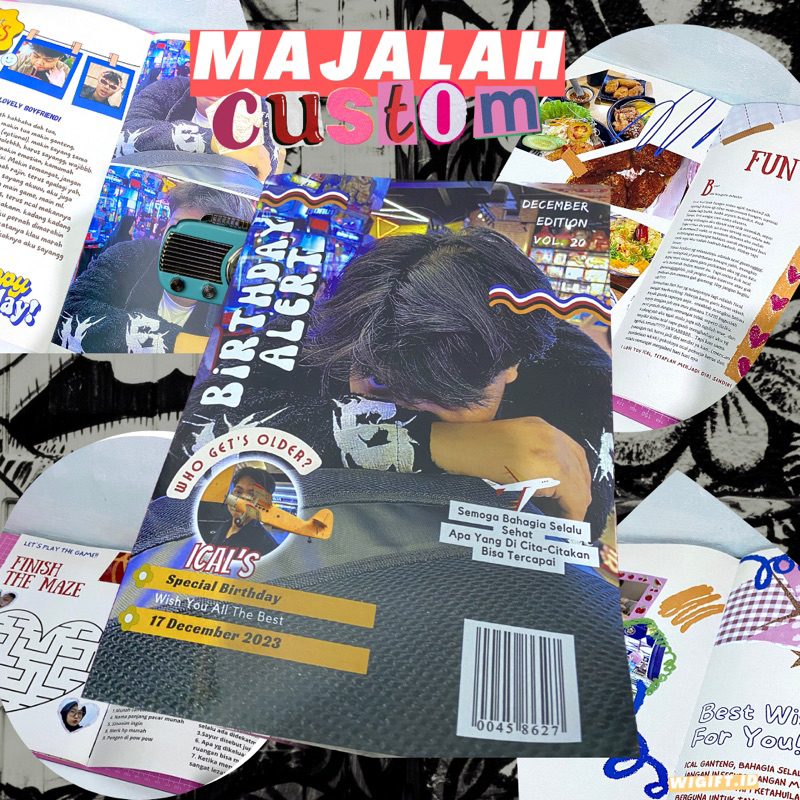 

CUSTOM MAJALAH / MAJALAH CUSTOM / IDE KADO ULTAH BY WIGIFT.ID