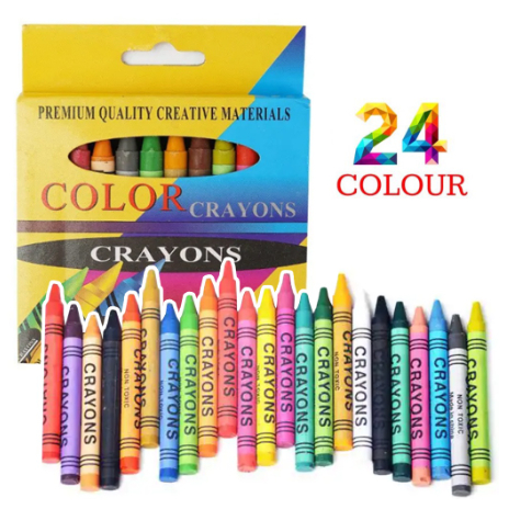 

PENSIL CRAYON ISI 24 WARNA / PENSIL WARNA GAMBAR 24PCS / CRAYON SET ANAK 24 ART SET / ARTSET 24 PCS