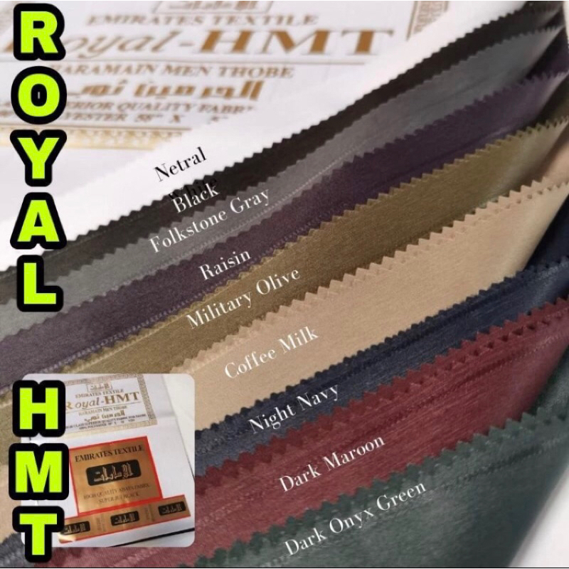 Kain Jubah ikhwan Royal Hmt ( Haramain Men Thobe) Al Asill Sultan