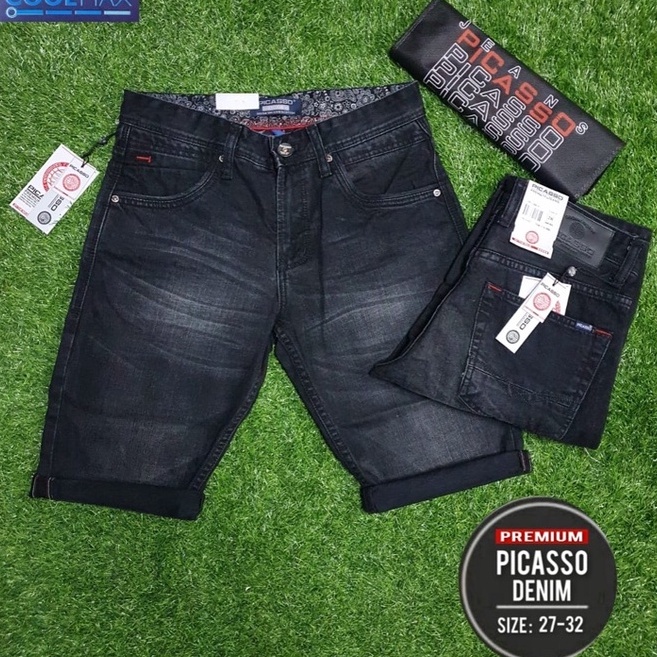 Terlaris celana picasso jeans pendek // celana jeans pendek picasso // picasso original.