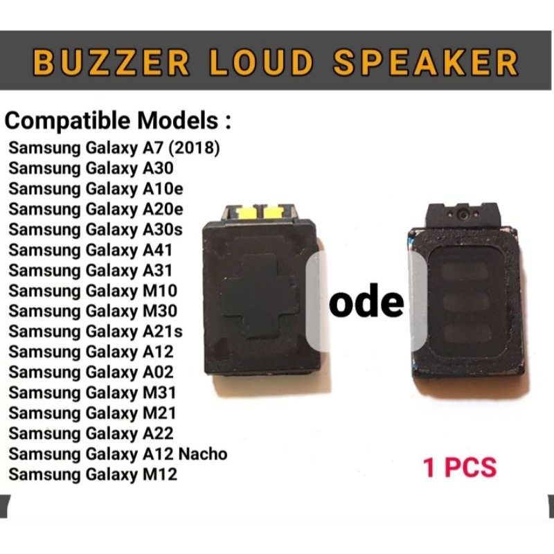 Buzzer Loudspeaker Dering Musik Samsung M21 Original