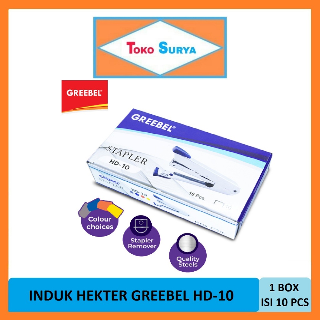 

Stapler Induk Hekter Greebel HD-10 1 Box Isi 10 Pcs