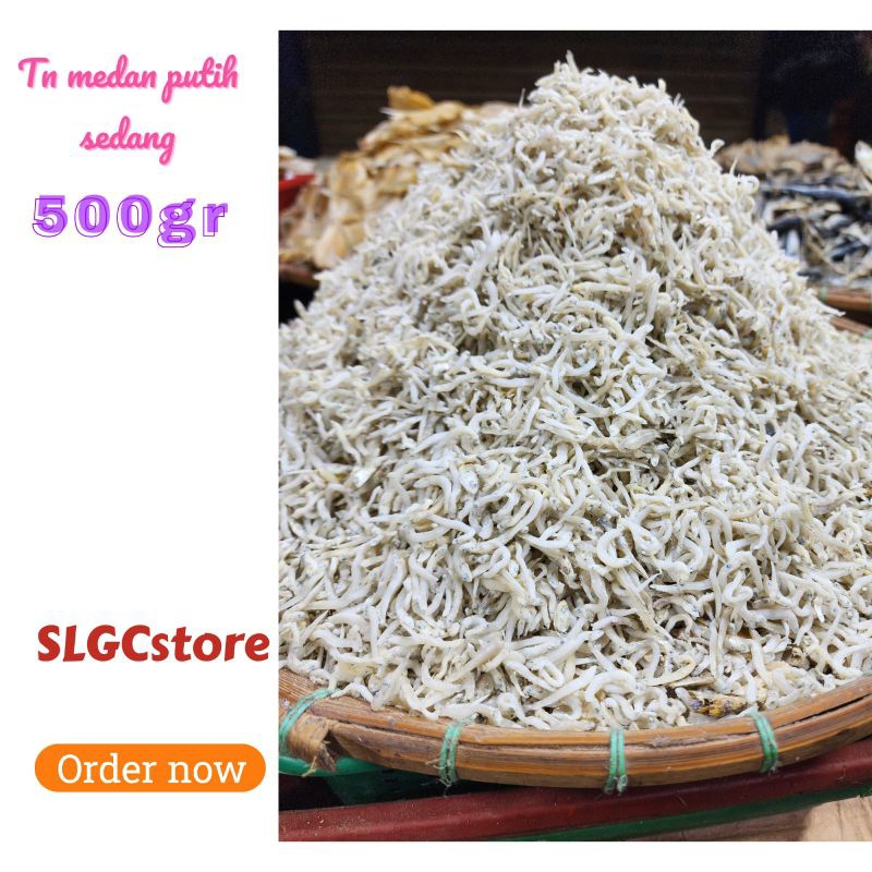 

Ikan asin Tn medan putih sedang 500gr
