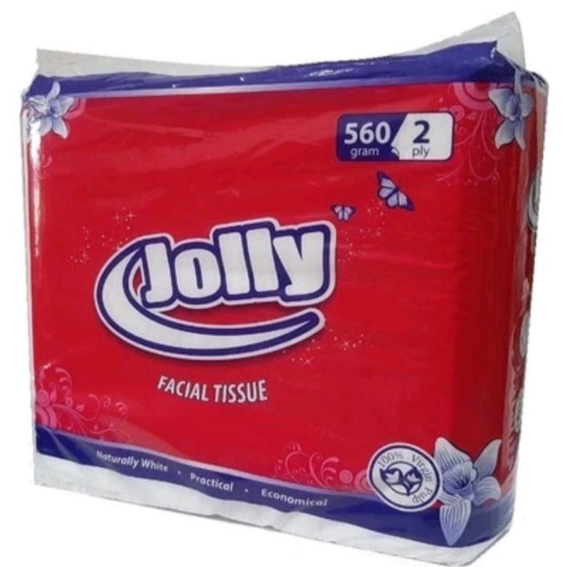Tisu Jolly 560 gram | Tisu waja Jolly 2 ply | Tisu Jolly Facial 560 gram