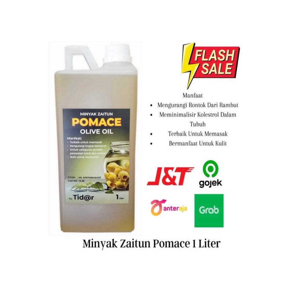 

Original Olive Oil Pomace \ Minyak Zaitun Pomace 1 LITER Untuk Menumis Dan Memasak Food Grade gas !!