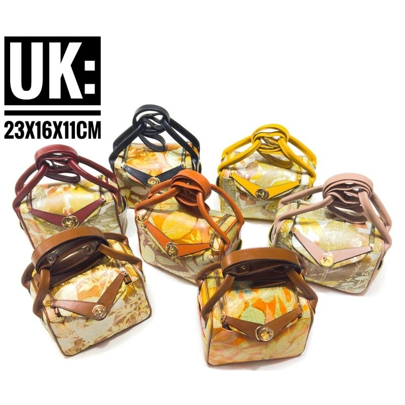 tas lindoy bahan kulit sapi asli motif ecoprint mantap cantik murah tas selempang wanita papirut gar